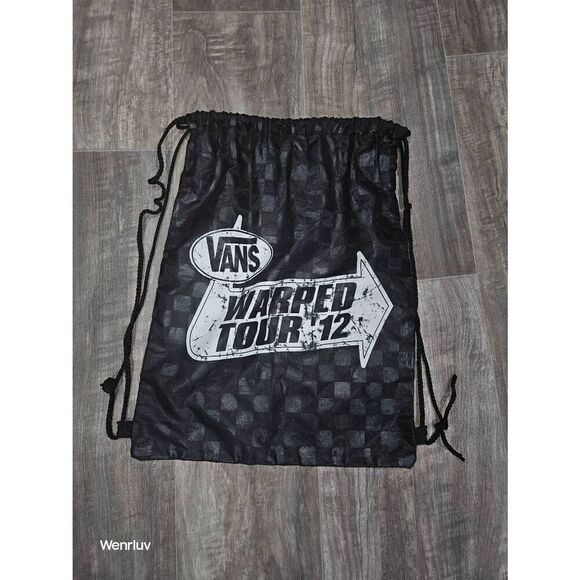 Vintage 2012 Vans Warped Tour Draw string backpack - Picture 1 of 3